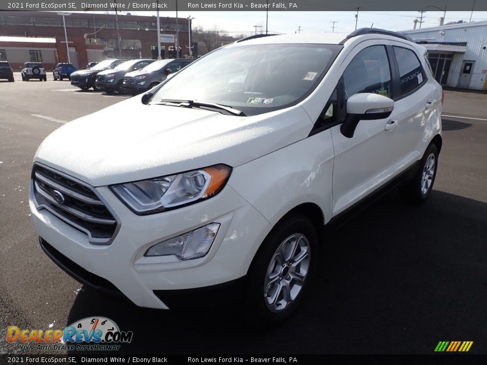 2021 Ford EcoSport SE Diamond White / Ebony Black Photo #4