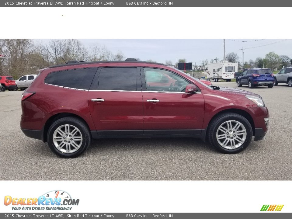 2015 Chevrolet Traverse LT AWD Siren Red Tintcoat / Ebony Photo #1