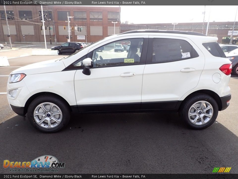 2021 Ford EcoSport SE Diamond White / Ebony Black Photo #5