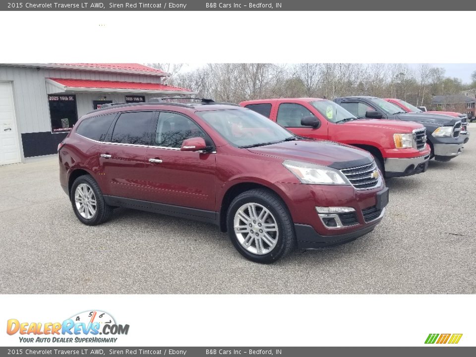 2015 Chevrolet Traverse LT AWD Siren Red Tintcoat / Ebony Photo #2