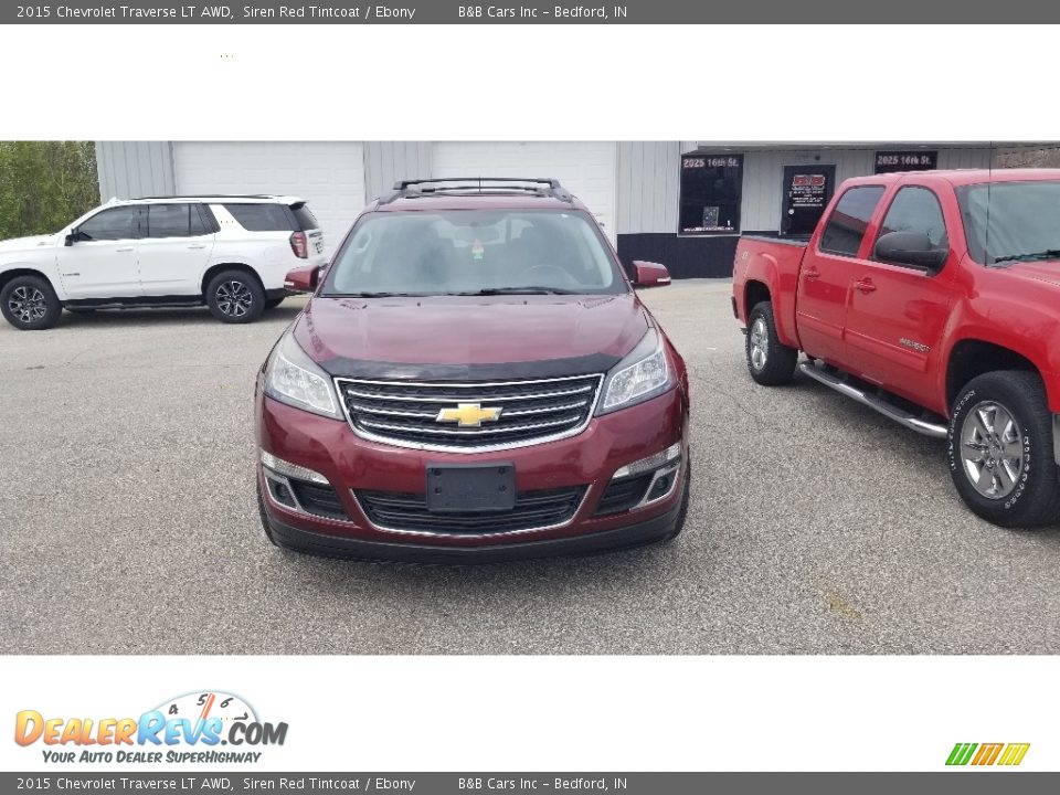 2015 Chevrolet Traverse LT AWD Siren Red Tintcoat / Ebony Photo #3