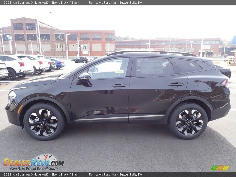 2023 Kia Sportage X-Line AWD Ebony Black / Black Photo #5