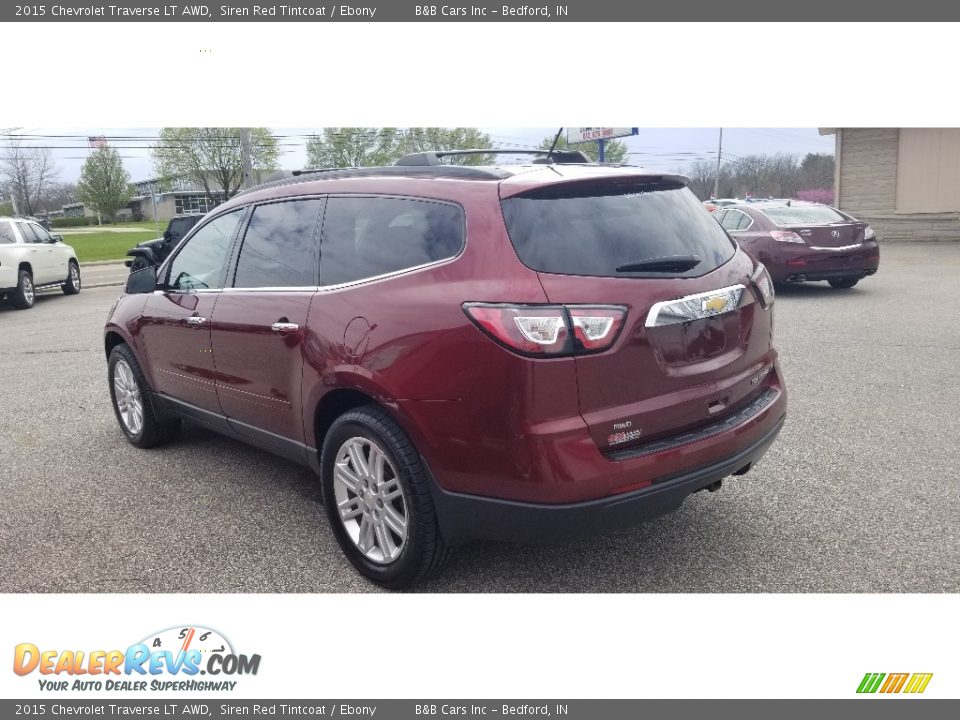 2015 Chevrolet Traverse LT AWD Siren Red Tintcoat / Ebony Photo #5