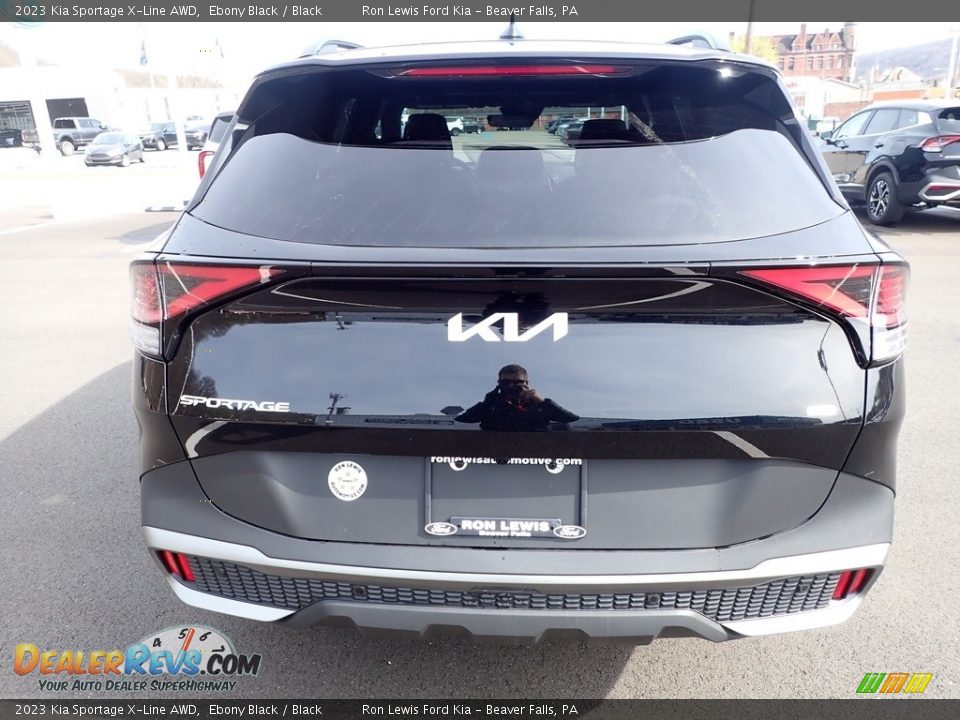 2023 Kia Sportage X-Line AWD Ebony Black / Black Photo #7