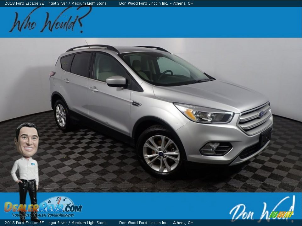 2018 Ford Escape SE Ingot Silver / Medium Light Stone Photo #1