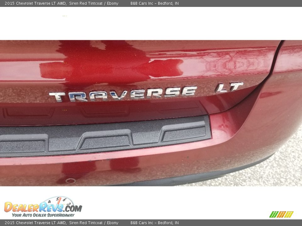 2015 Chevrolet Traverse LT AWD Siren Red Tintcoat / Ebony Photo #7