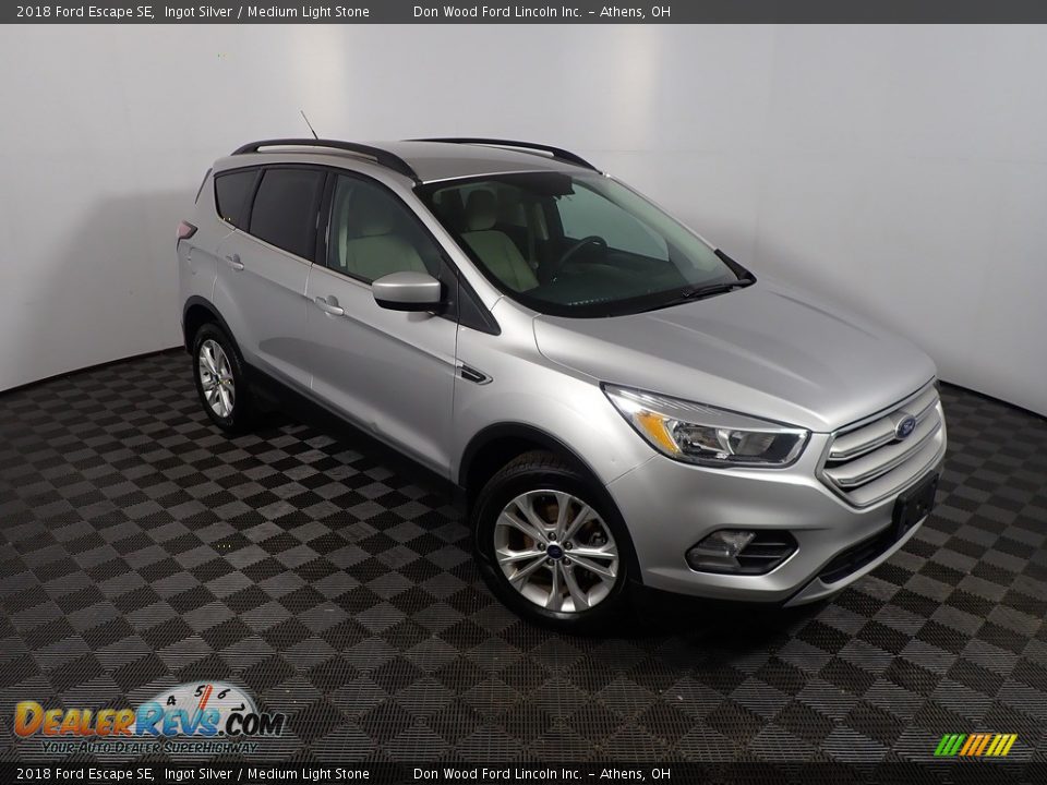 2018 Ford Escape SE Ingot Silver / Medium Light Stone Photo #4