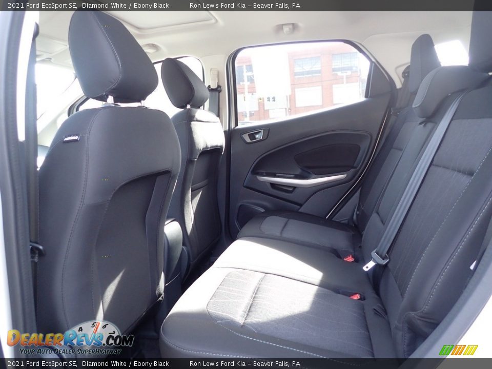 2021 Ford EcoSport SE Diamond White / Ebony Black Photo #12