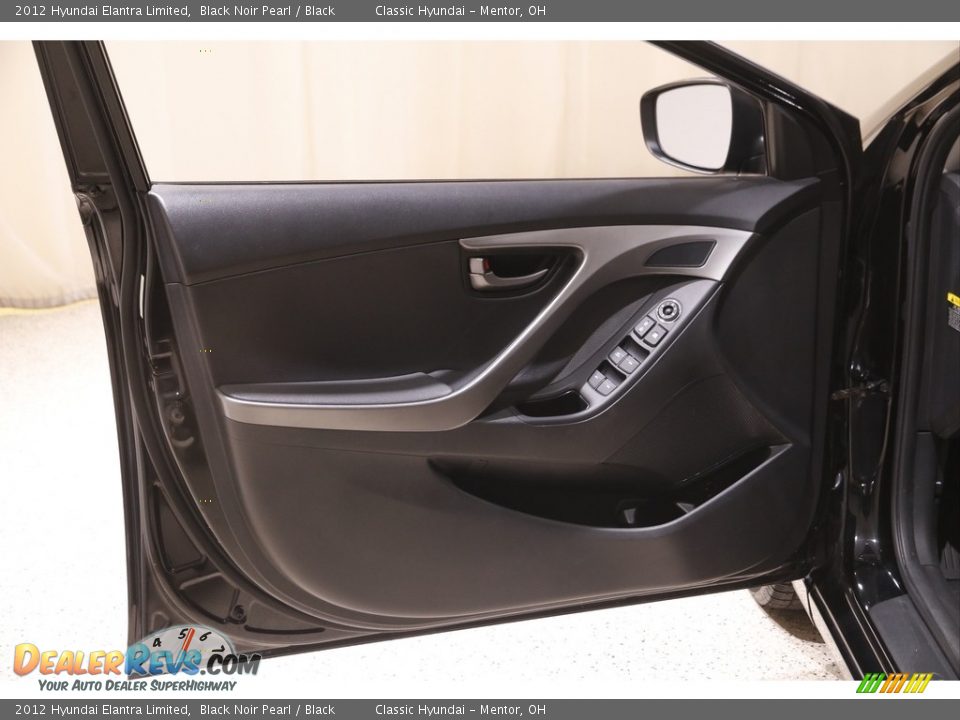 2012 Hyundai Elantra Limited Black Noir Pearl / Black Photo #4
