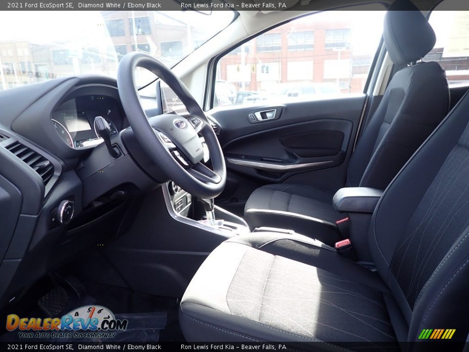 2021 Ford EcoSport SE Diamond White / Ebony Black Photo #13