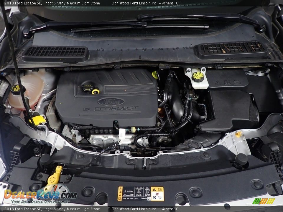 2018 Ford Escape SE Ingot Silver / Medium Light Stone Photo #8