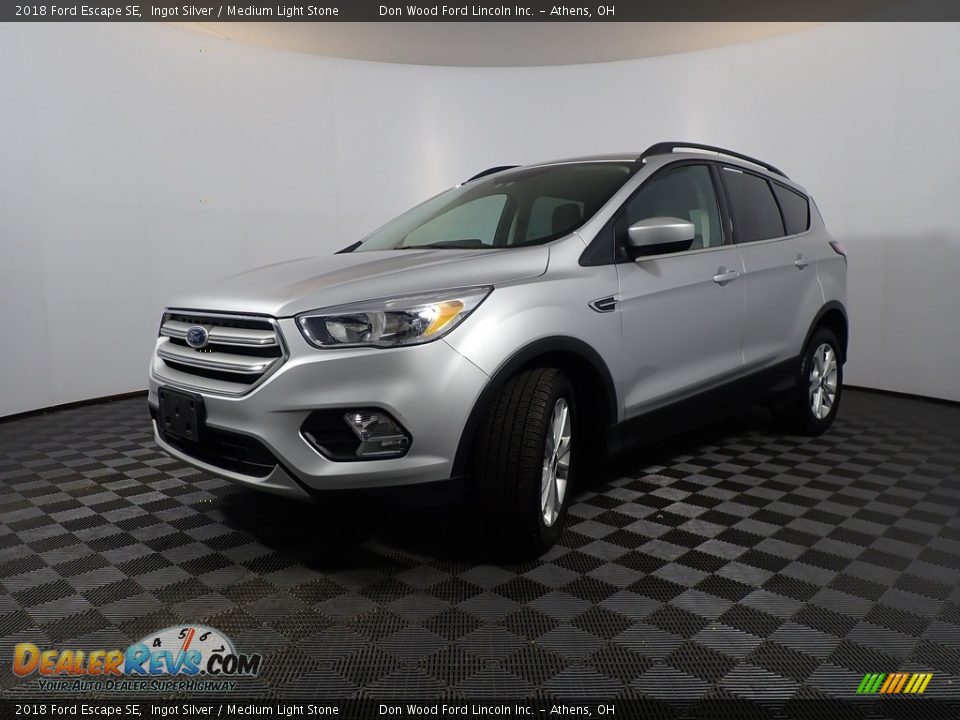 2018 Ford Escape SE Ingot Silver / Medium Light Stone Photo #9