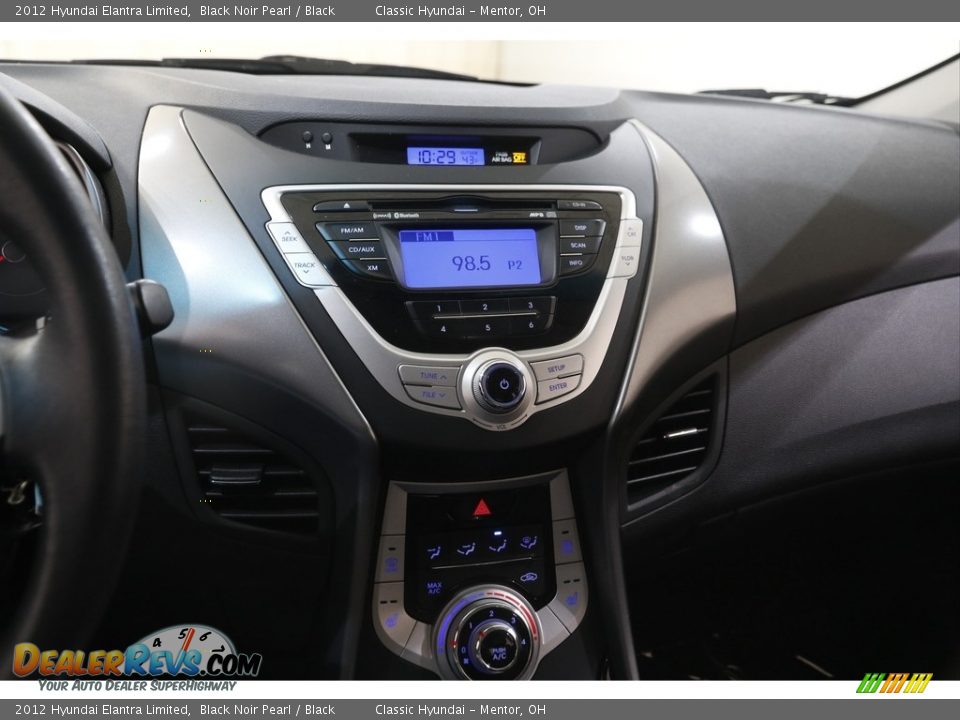 2012 Hyundai Elantra Limited Black Noir Pearl / Black Photo #9
