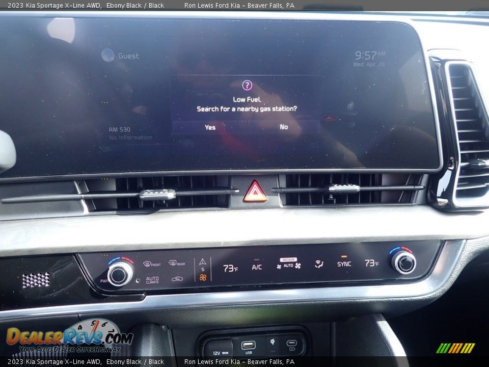 2023 Kia Sportage X-Line AWD Ebony Black / Black Photo #16