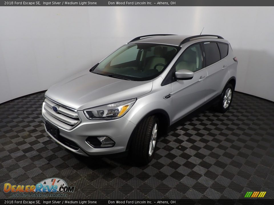 2018 Ford Escape SE Ingot Silver / Medium Light Stone Photo #10