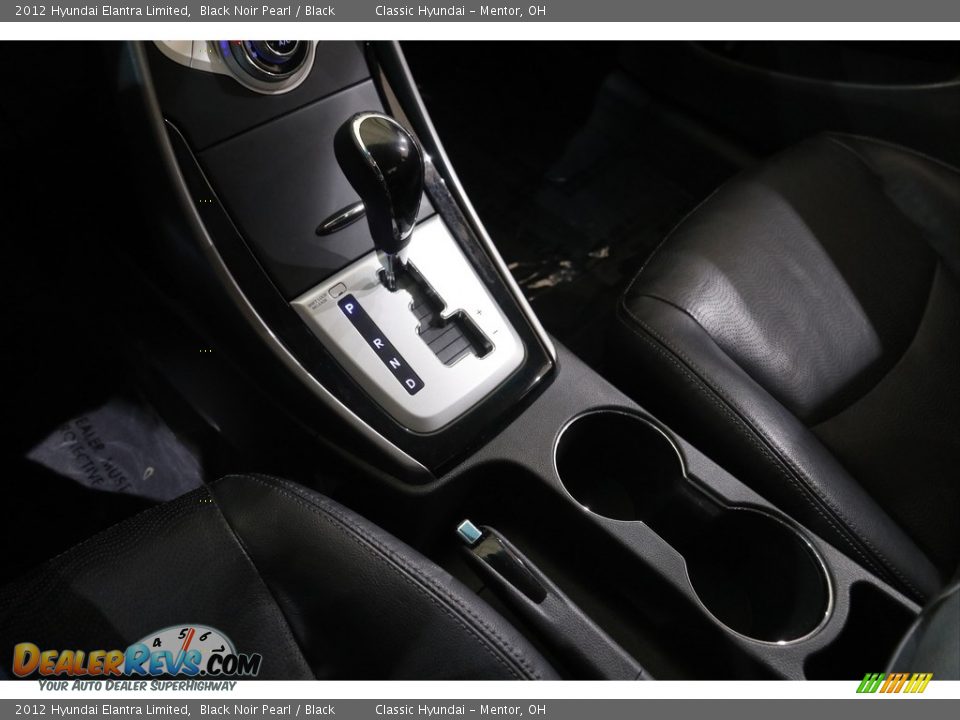 2012 Hyundai Elantra Limited Black Noir Pearl / Black Photo #12