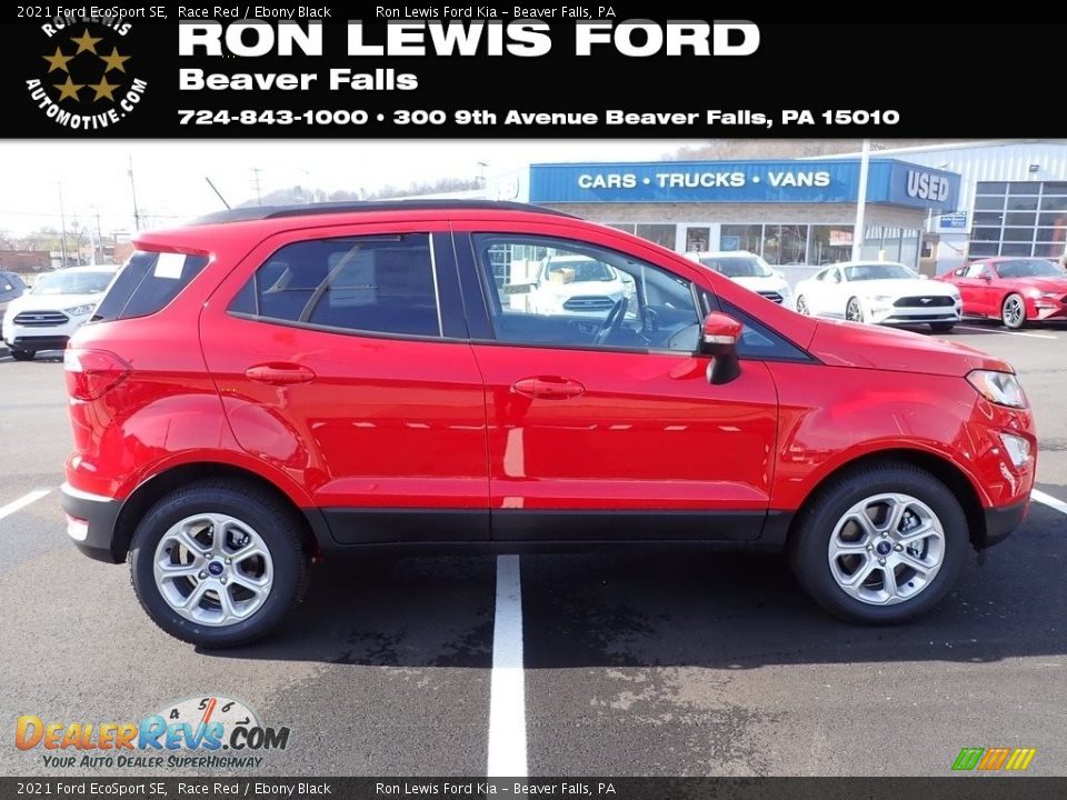 2021 Ford EcoSport SE Race Red / Ebony Black Photo #1
