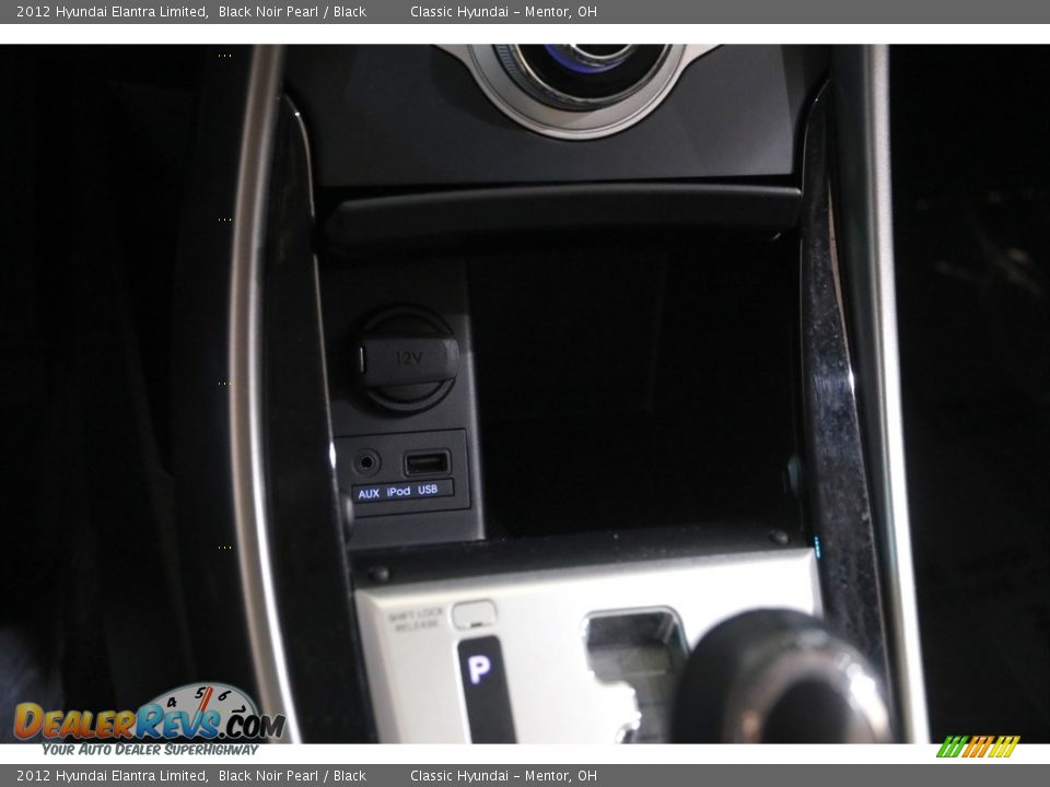 2012 Hyundai Elantra Limited Black Noir Pearl / Black Photo #13