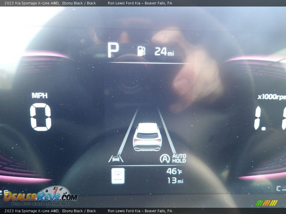 2023 Kia Sportage X-Line AWD Ebony Black / Black Photo #20