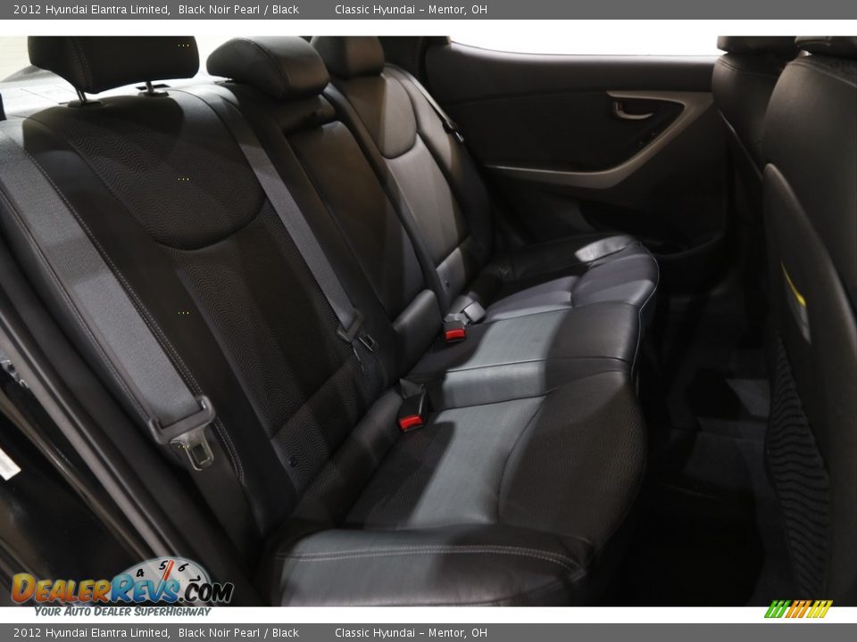 2012 Hyundai Elantra Limited Black Noir Pearl / Black Photo #15