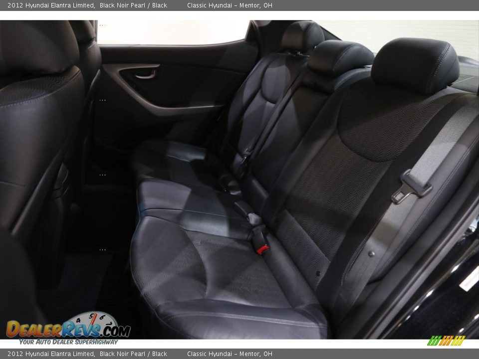 2012 Hyundai Elantra Limited Black Noir Pearl / Black Photo #16