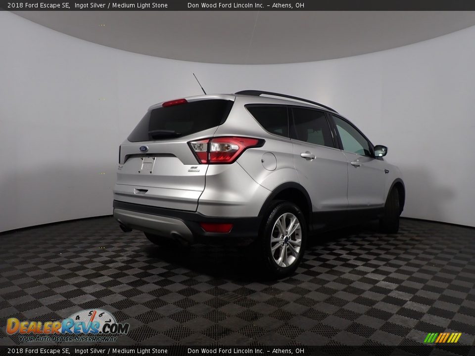 2018 Ford Escape SE Ingot Silver / Medium Light Stone Photo #17