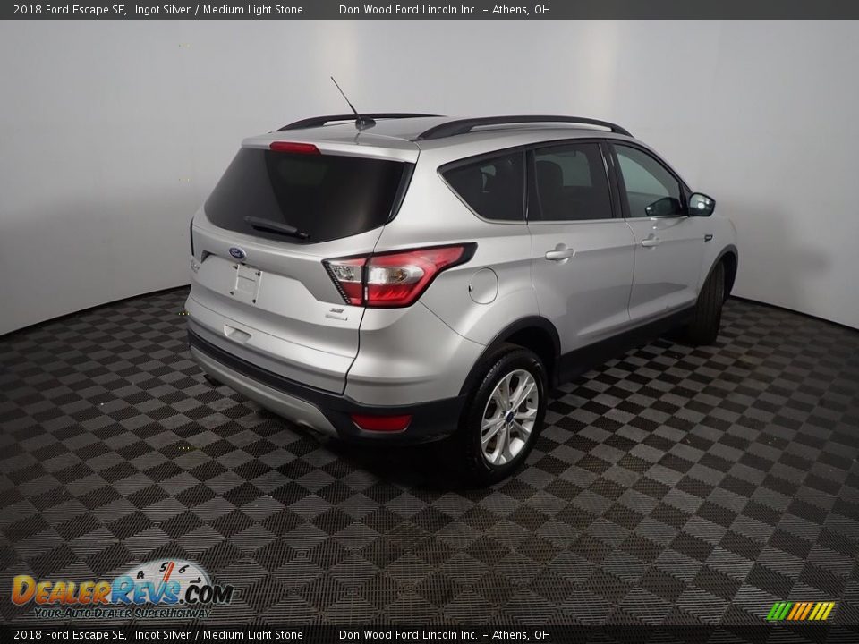 2018 Ford Escape SE Ingot Silver / Medium Light Stone Photo #18