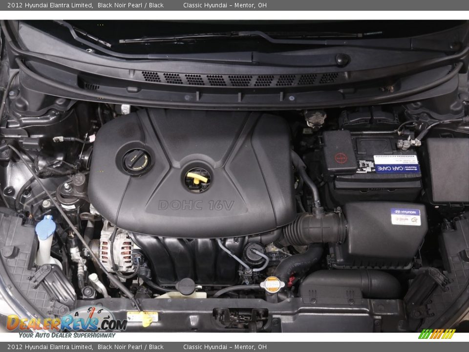 2012 Hyundai Elantra Limited Black Noir Pearl / Black Photo #18