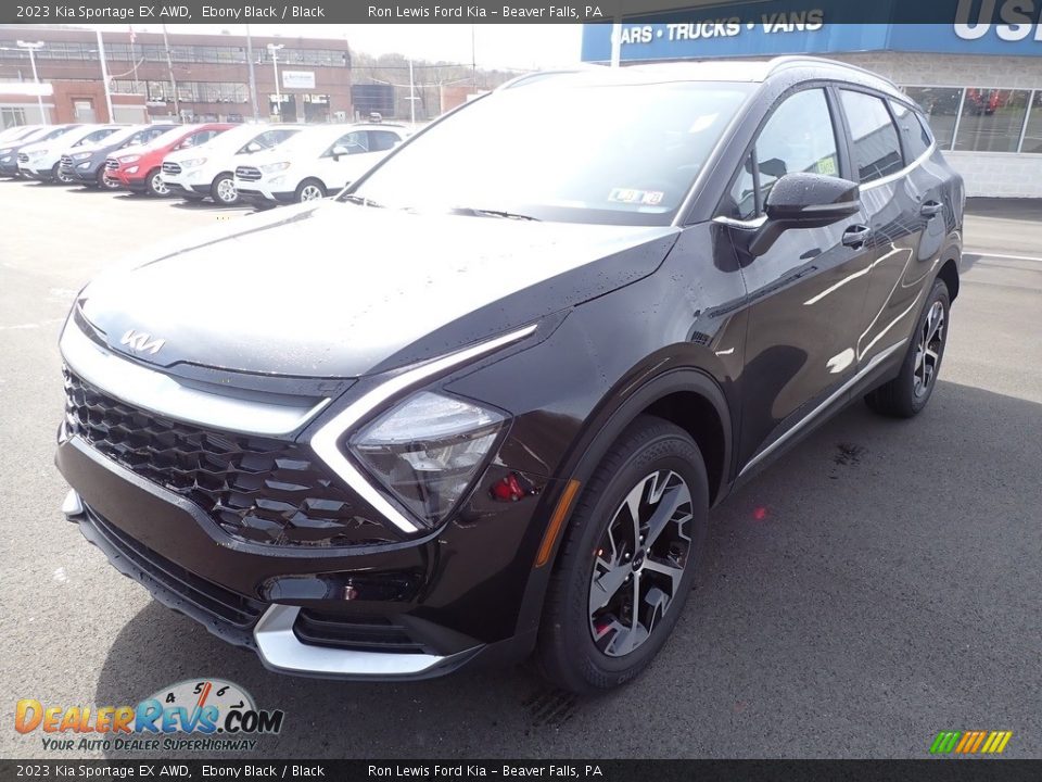 2023 Kia Sportage EX AWD Ebony Black / Black Photo #4