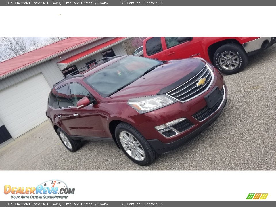 2015 Chevrolet Traverse LT AWD Siren Red Tintcoat / Ebony Photo #25