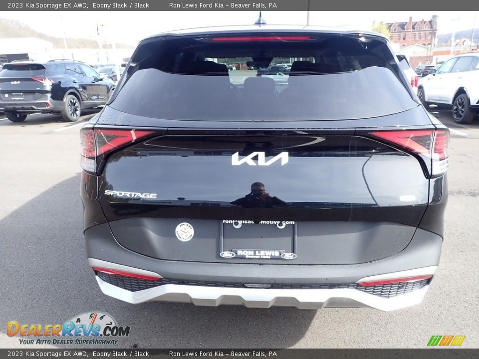 2023 Kia Sportage EX AWD Ebony Black / Black Photo #7