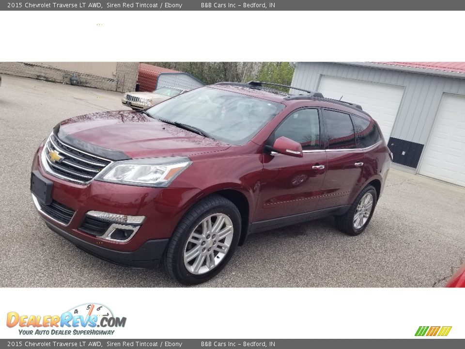 2015 Chevrolet Traverse LT AWD Siren Red Tintcoat / Ebony Photo #26