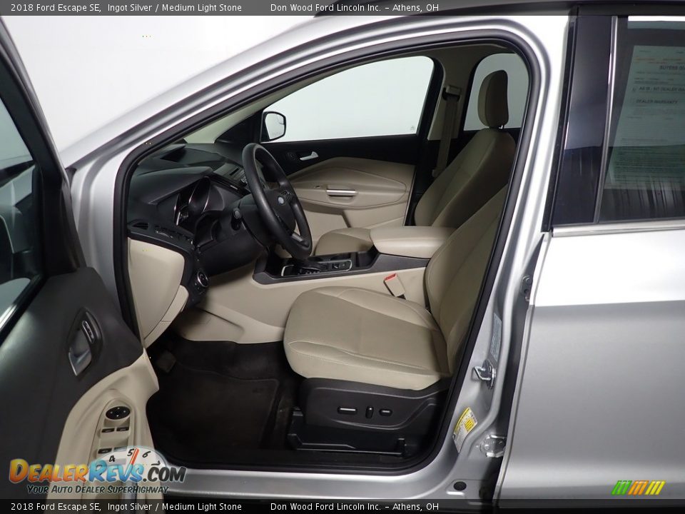 2018 Ford Escape SE Ingot Silver / Medium Light Stone Photo #24