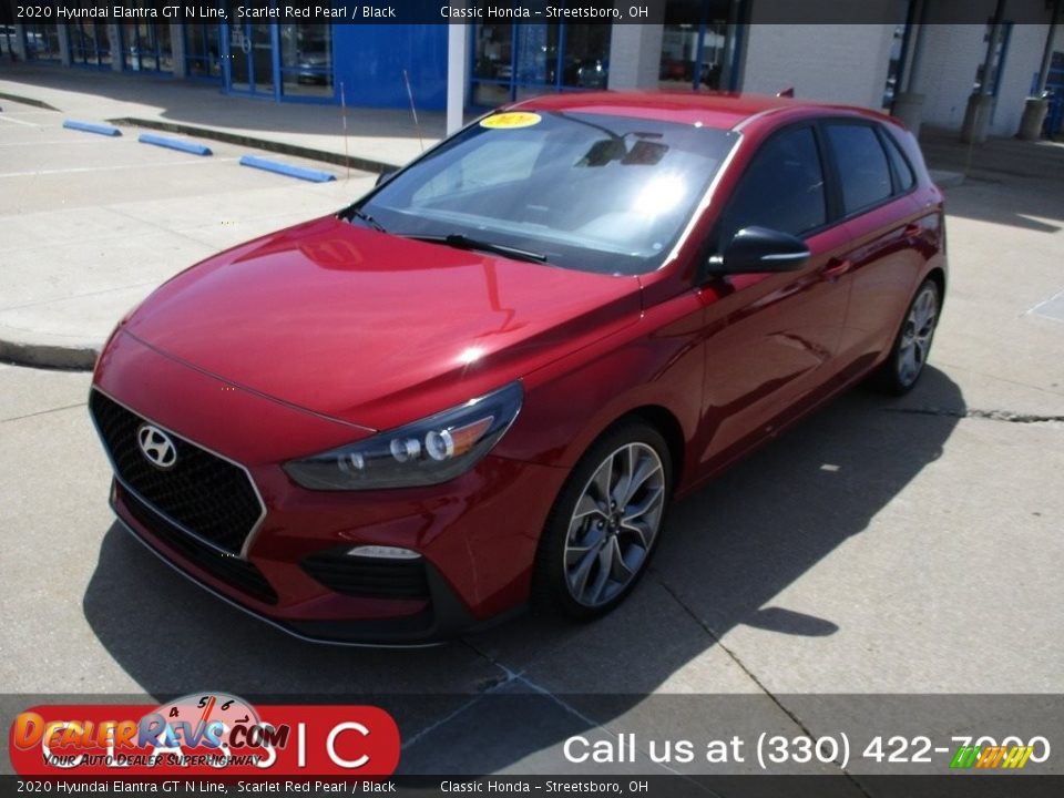 2020 Hyundai Elantra GT N Line Scarlet Red Pearl / Black Photo #1