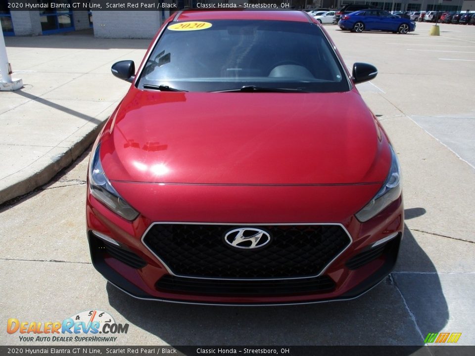 2020 Hyundai Elantra GT N Line Scarlet Red Pearl / Black Photo #2