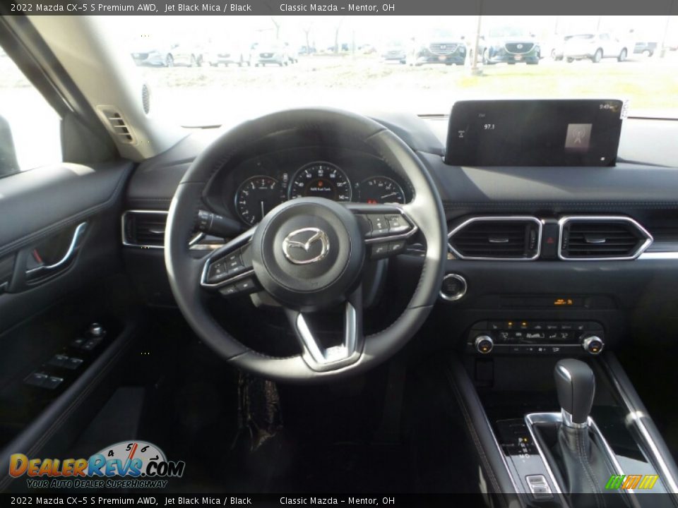 2022 Mazda CX-5 S Premium AWD Jet Black Mica / Black Photo #4