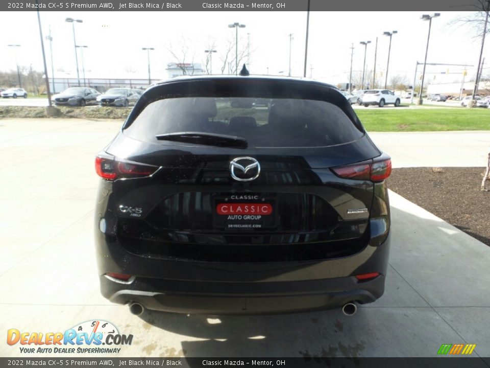 2022 Mazda CX-5 S Premium AWD Jet Black Mica / Black Photo #5