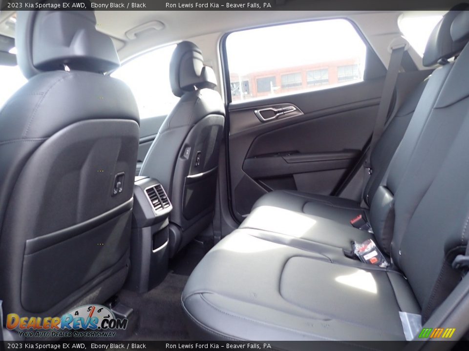 2023 Kia Sportage EX AWD Ebony Black / Black Photo #13