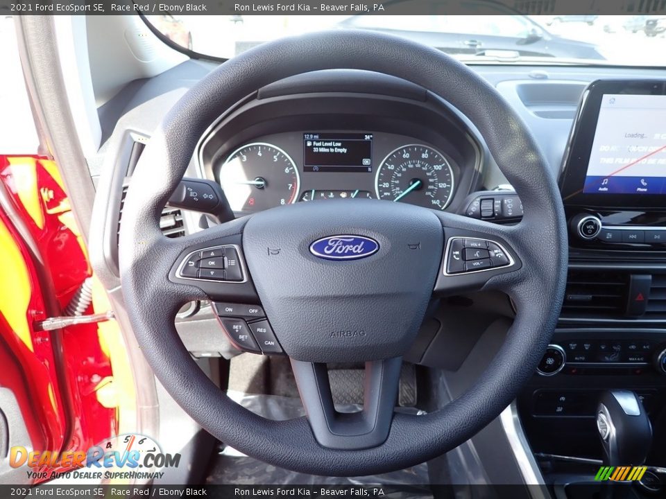 2021 Ford EcoSport SE Steering Wheel Photo #17