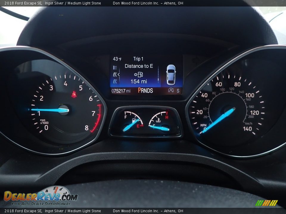 2018 Ford Escape SE Ingot Silver / Medium Light Stone Photo #30