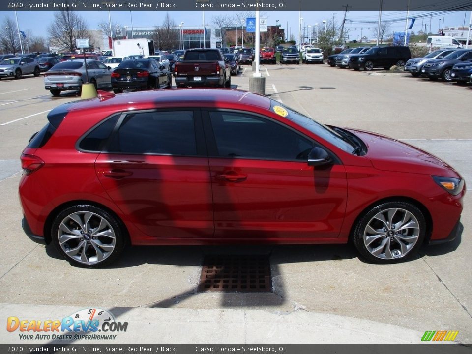 2020 Hyundai Elantra GT N Line Scarlet Red Pearl / Black Photo #4