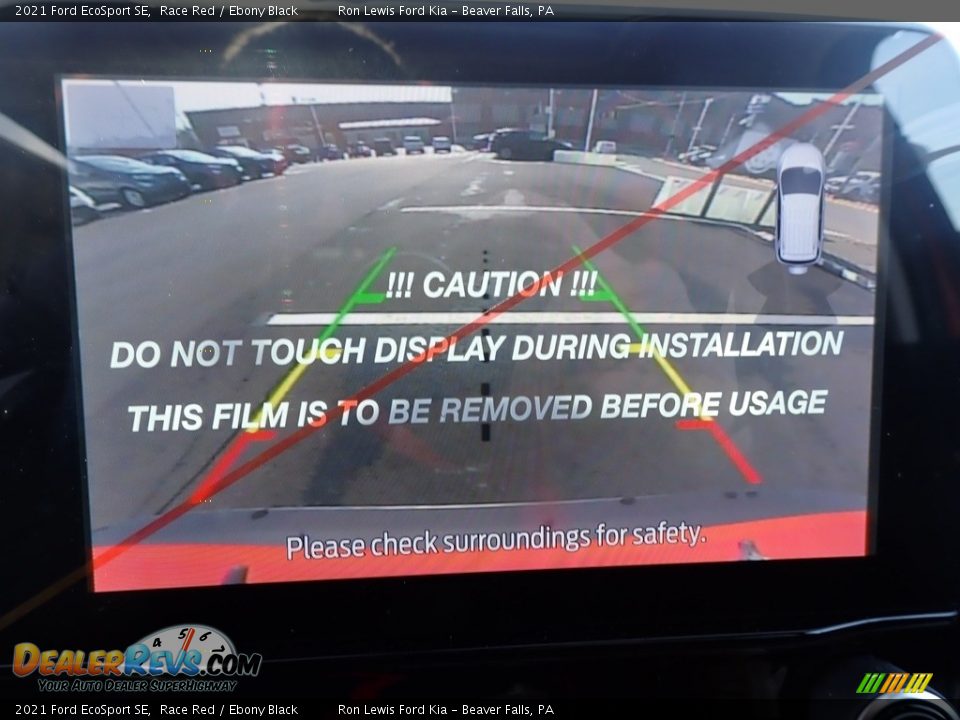 2021 Ford EcoSport SE Race Red / Ebony Black Photo #18