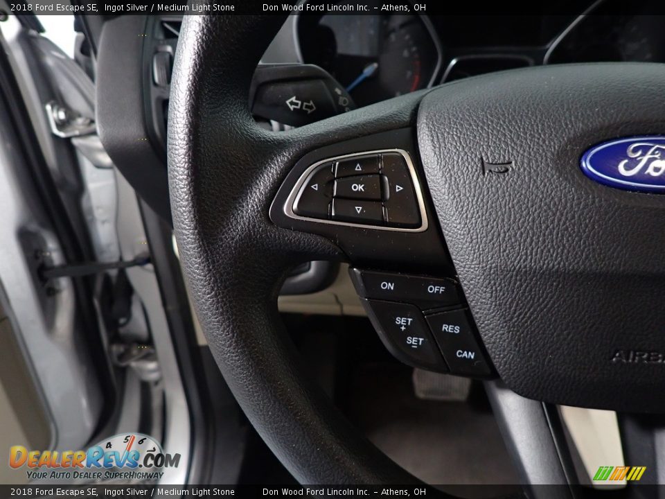 2018 Ford Escape SE Ingot Silver / Medium Light Stone Photo #31