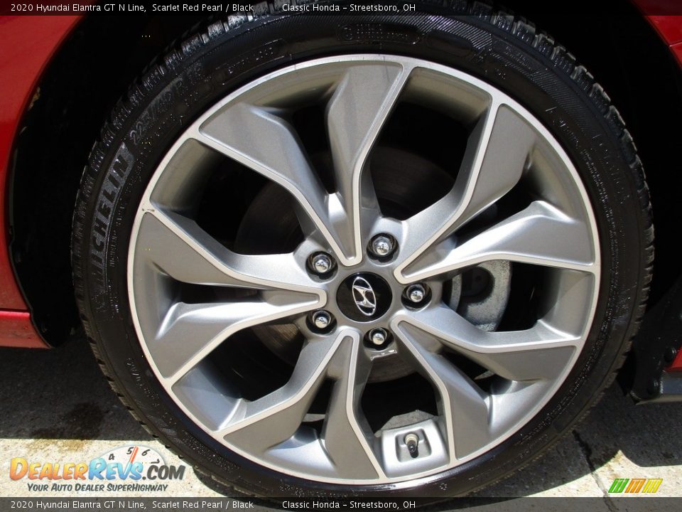 2020 Hyundai Elantra GT N Line Scarlet Red Pearl / Black Photo #5