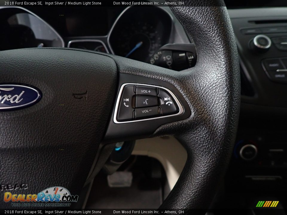 2018 Ford Escape SE Ingot Silver / Medium Light Stone Photo #32