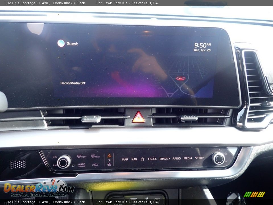 2023 Kia Sportage EX AWD Ebony Black / Black Photo #16