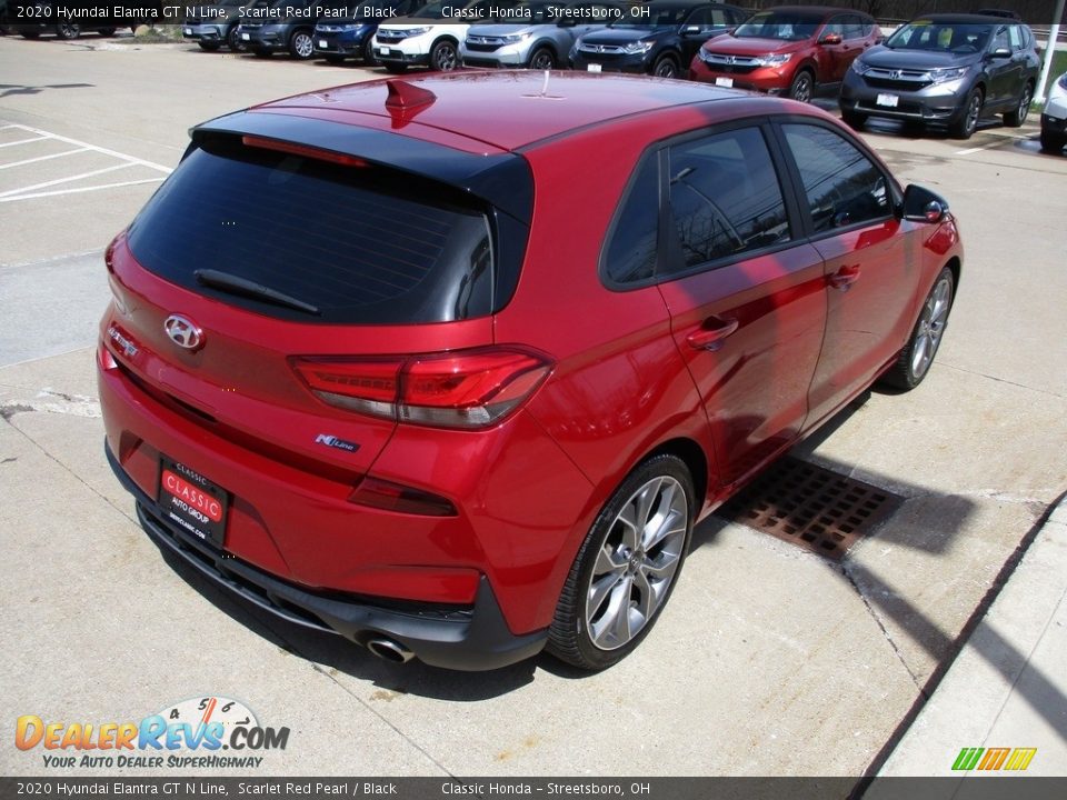 2020 Hyundai Elantra GT N Line Scarlet Red Pearl / Black Photo #7