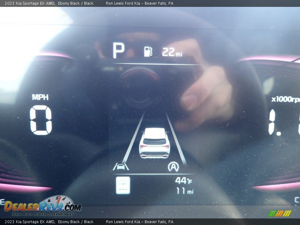 2023 Kia Sportage EX AWD Ebony Black / Black Photo #20