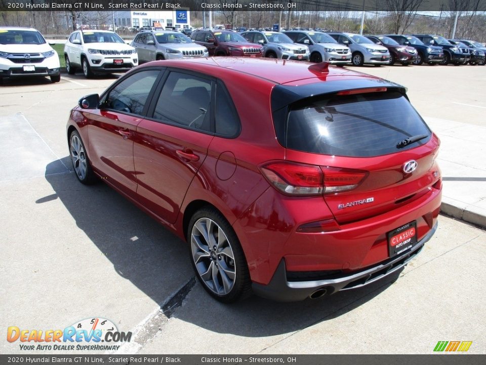 2020 Hyundai Elantra GT N Line Scarlet Red Pearl / Black Photo #9