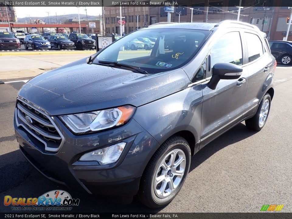 2021 Ford EcoSport SE Smoke Metallic / Ebony Black Photo #4